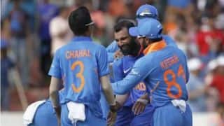 शमी की हैट्रिक, भारत ने जीता मैच अफगानिस्‍तान ने दिल
